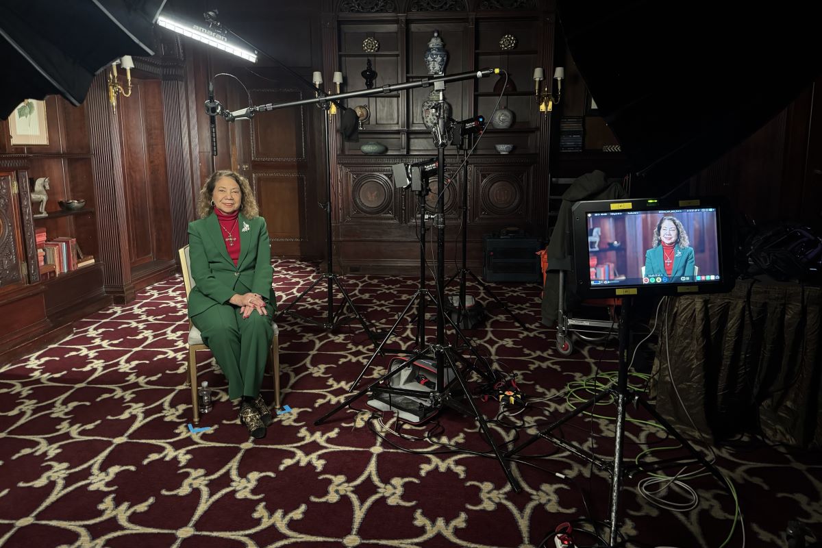 At an “Advancing Economic Mobility” convening on December 15, 2024, Chancellor García gave an interview for the Aspen Institute’s Women Trailblazers series coming out in March 2025.