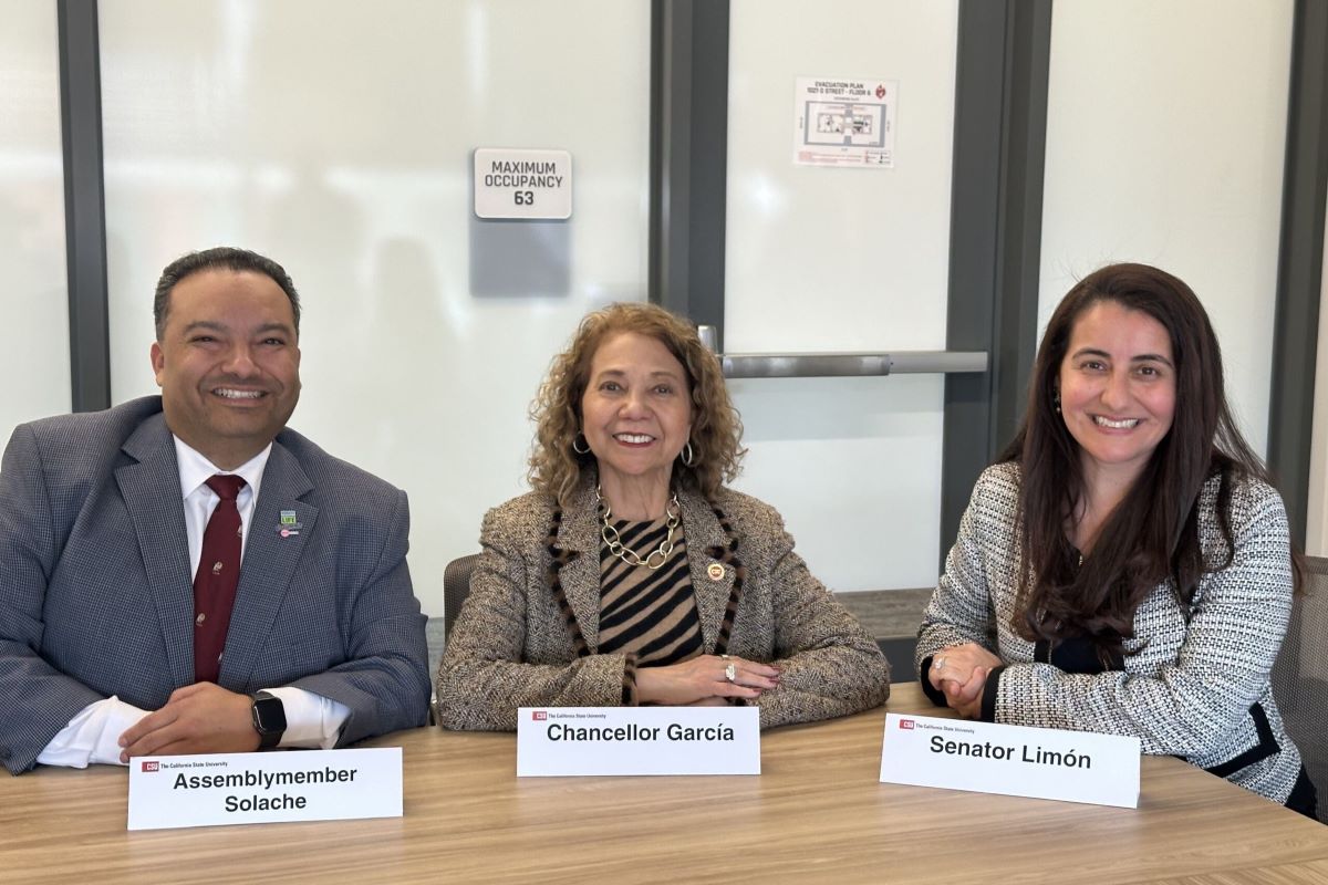 Chancellor García and CSU presidents, leaders and advocates met with California state legislators in Sacramento for Advocacy Day on March 18-19, 2025, to advocate on behalf of the university. 