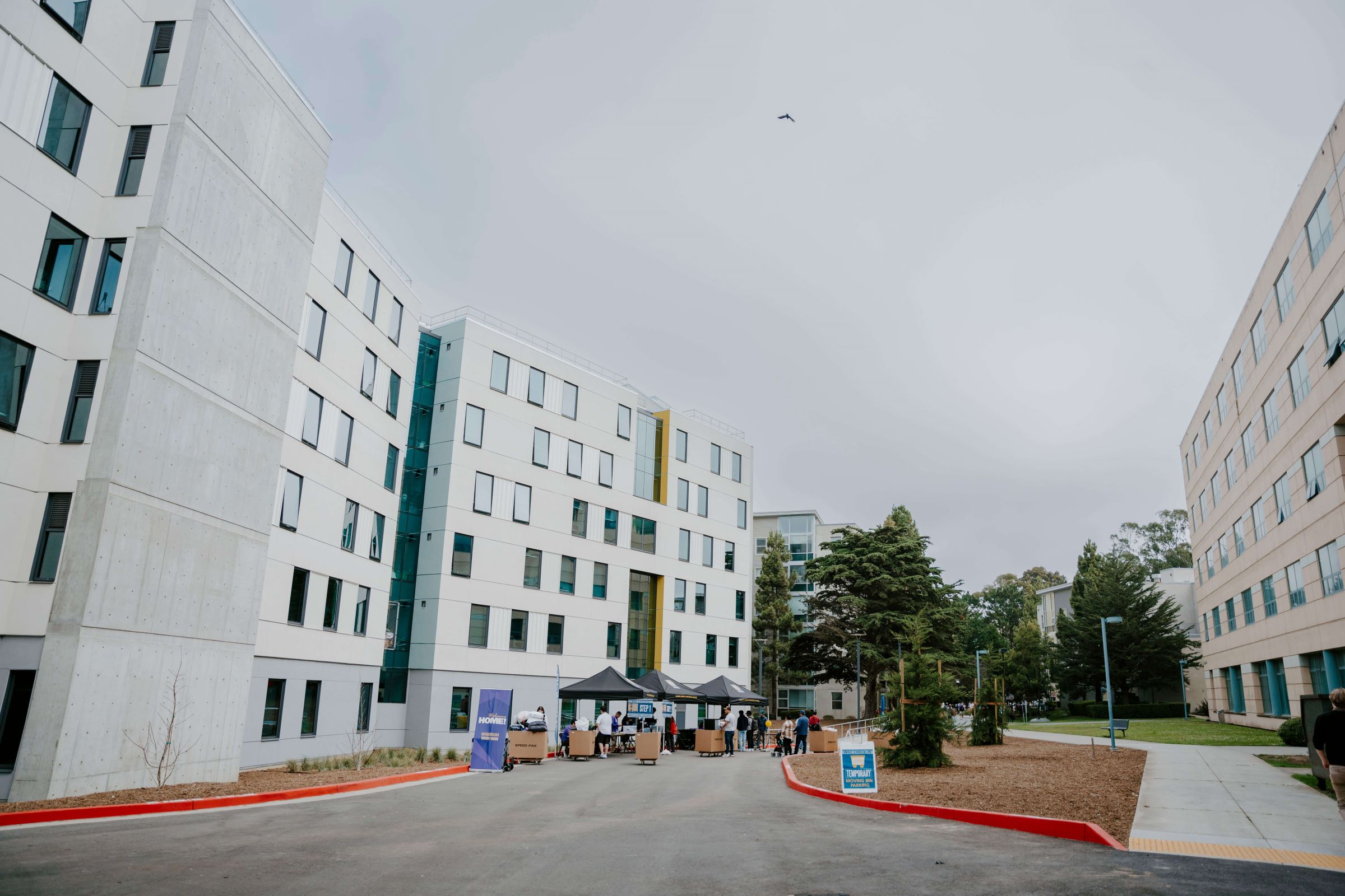 exterior of SFSU's West Grove Commons