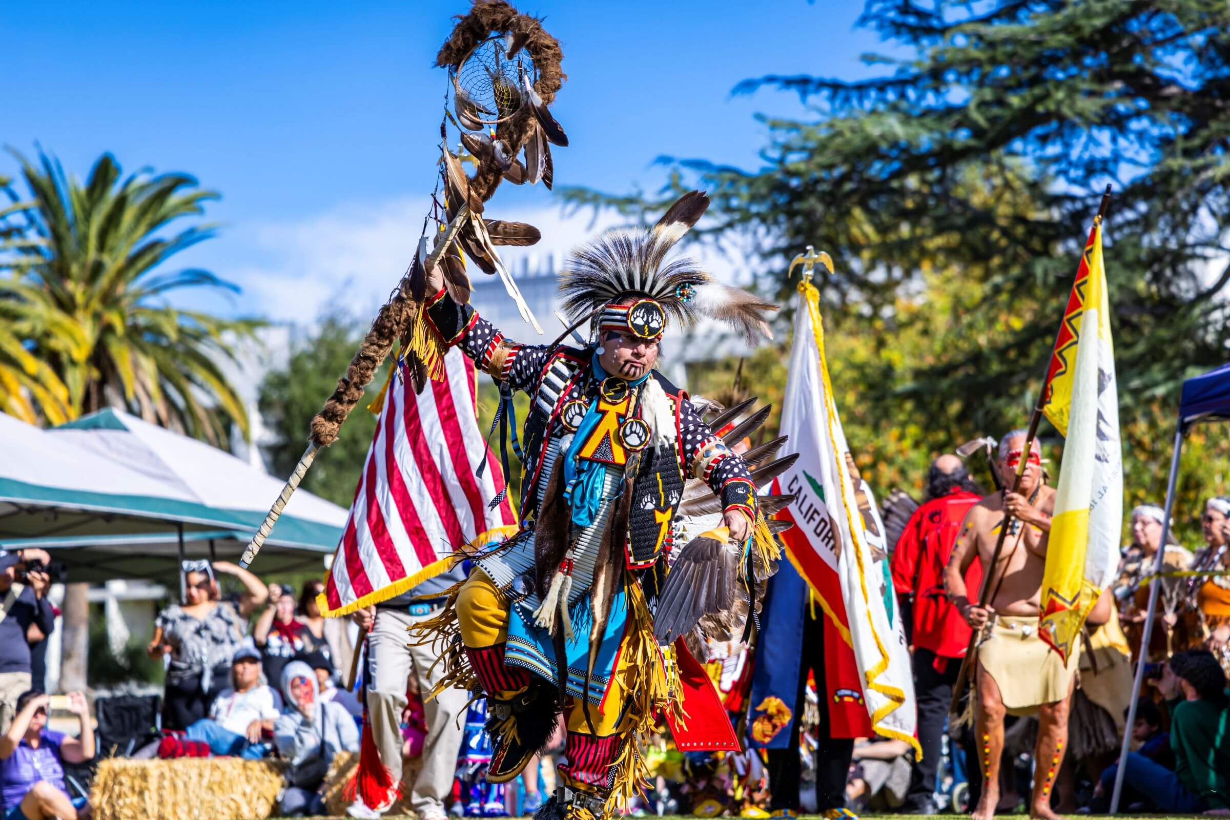 dancer at CSUN powwow