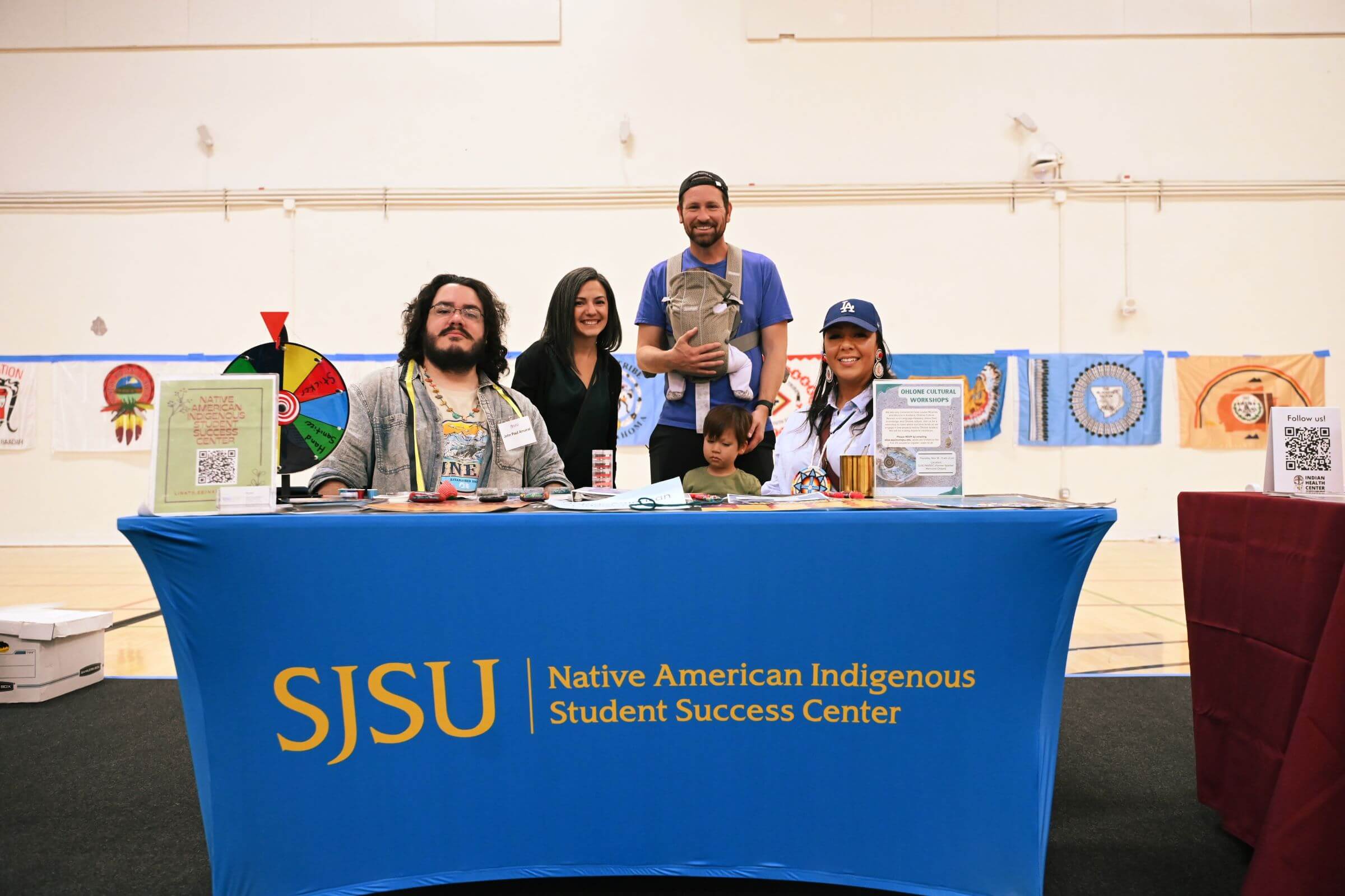 SJSU staff at resource table